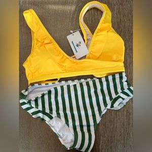 NWT two piece swim suit